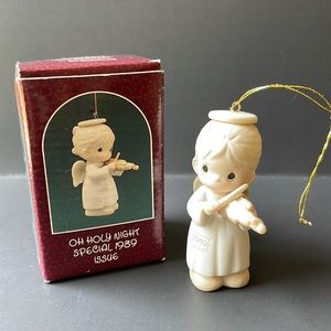 🎄Vintage Precious Moments Ornament “Oh Holy Night” Special 1989 Issue